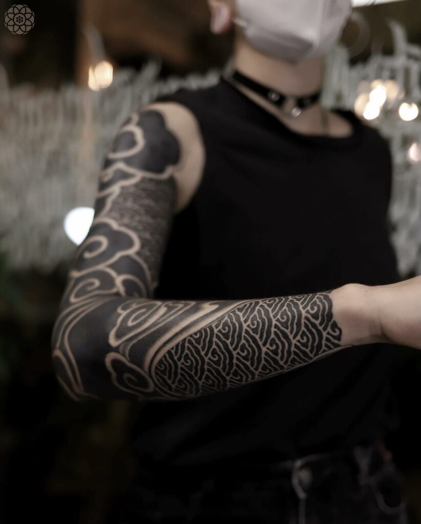 21+ Clouds Tattoo Ideas That Will Blow Your Mind! 14 Japanese Clouds Tattoo Design