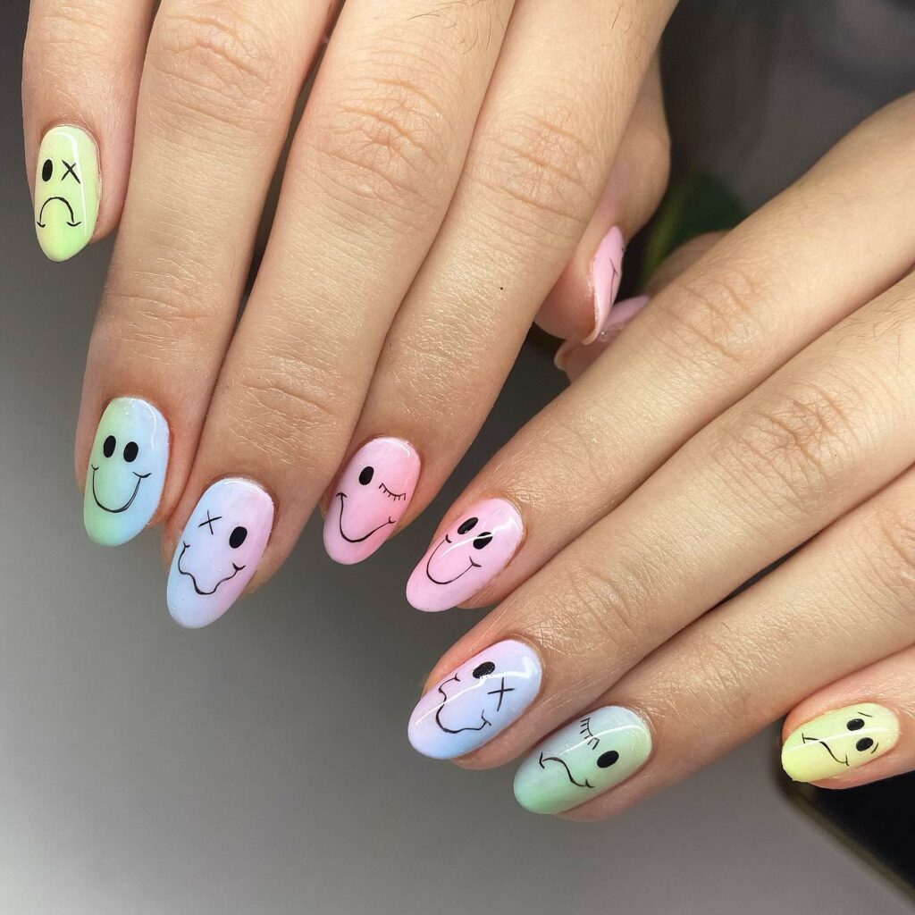 40 Latest Cotton Candy Nail Designs To Try In 2023! 49 Cotton Candy Nails With Emoji