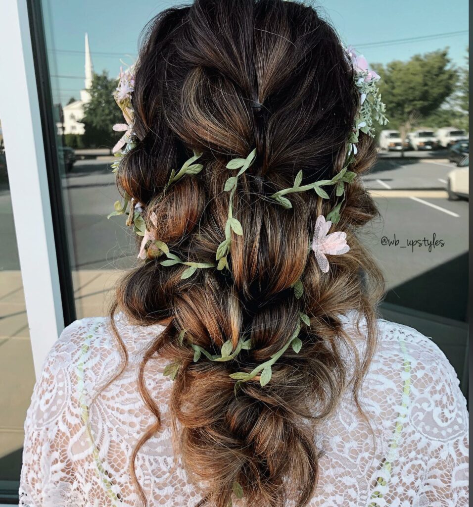 30 Curly Hairstyles Ideas to Flaunt Your Curls in 2024 19 Inside-Out Ponytail Updo