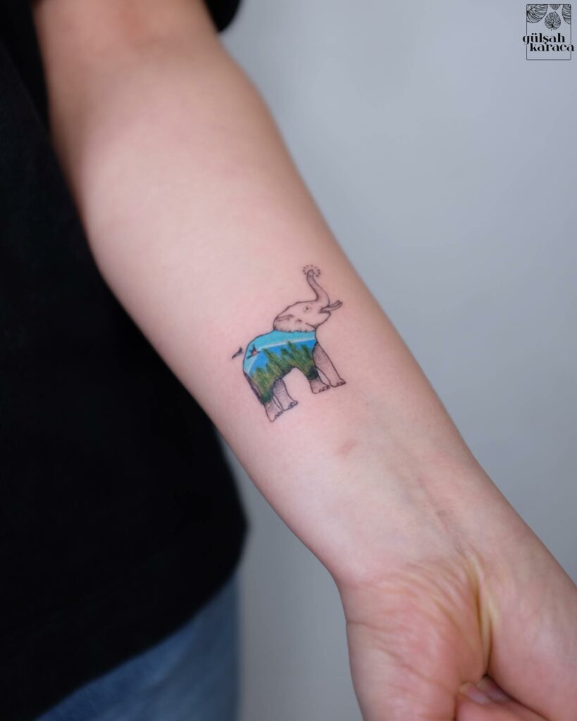 12+ Amazing SMALL TATTOO IDEAS FOR WOMEN IN 2024 17 Small Elephant Tattoos