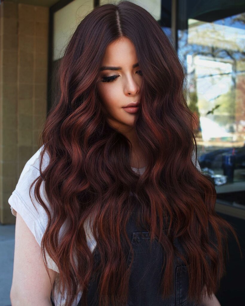 35 Dark Red Hair Ideas to Add Drama to Your Look in 2024 35 Dark Auburn Hair