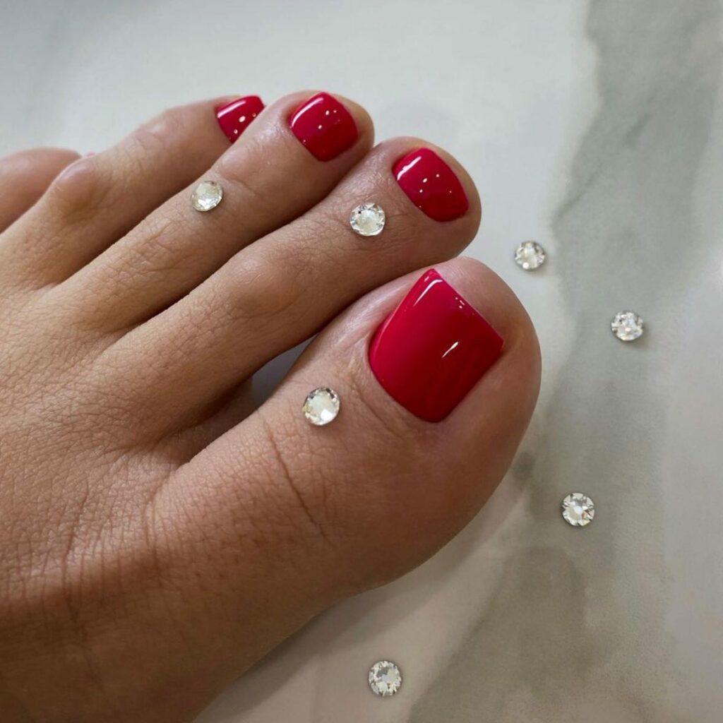 30 Winter Pedicure Color Ideas to Try in 2024 35 Winter Reds