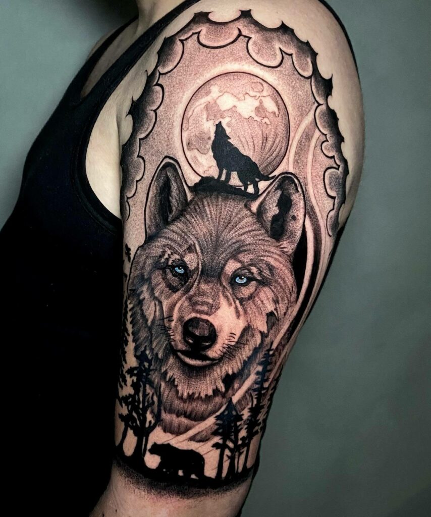 11+ Simple Wolf Tattoo That Will Blow Your Mind! 18 Wolf Tattoo Design