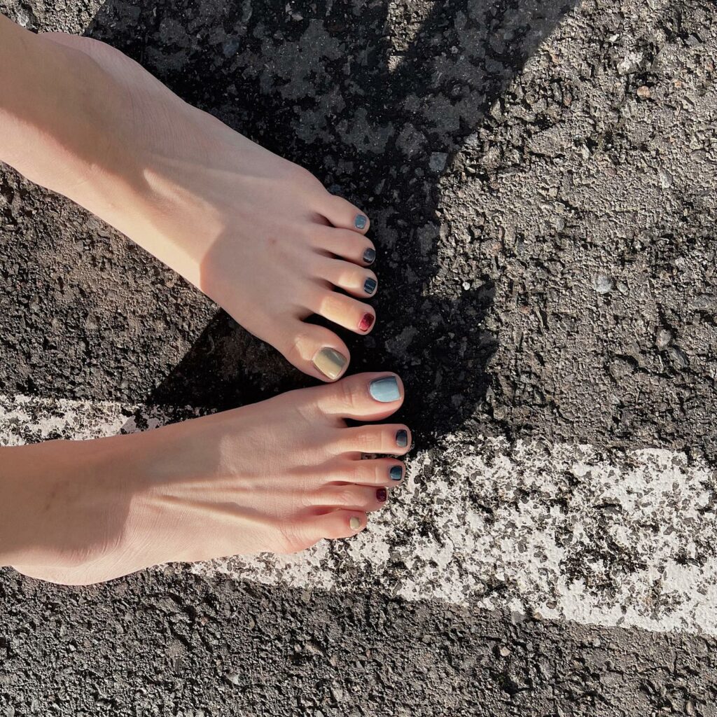 35 Rainbow Pedicure Ideas to Add Vibrancy to Your Look in 2024 18 Colour fade
