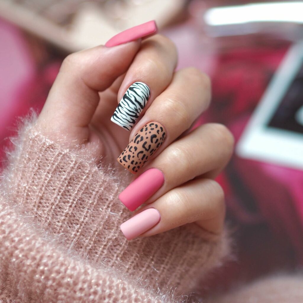 25 Latest Leopard Print Nail Ideas To Try In 2024! 16 Matte Leopard Nails