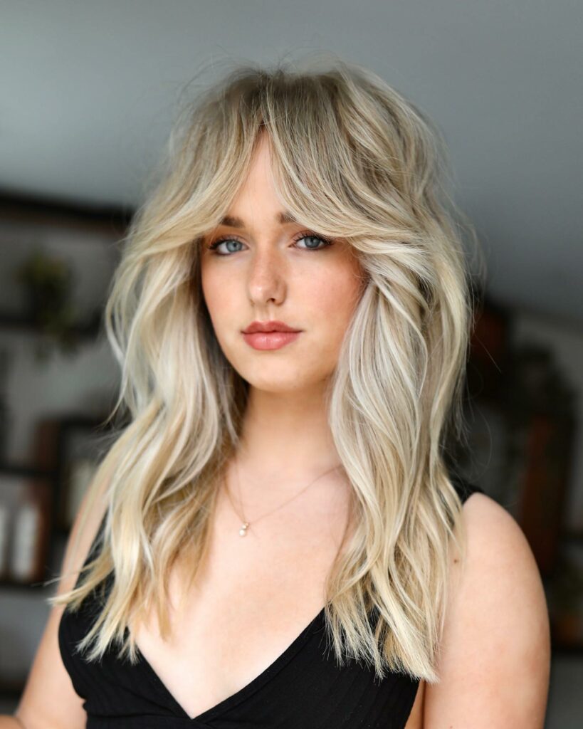 25 Long Layers With Curtain Bangs Hair Ideas to Try in 2024 15 Long Hair with Highlights and Curtain Bangs