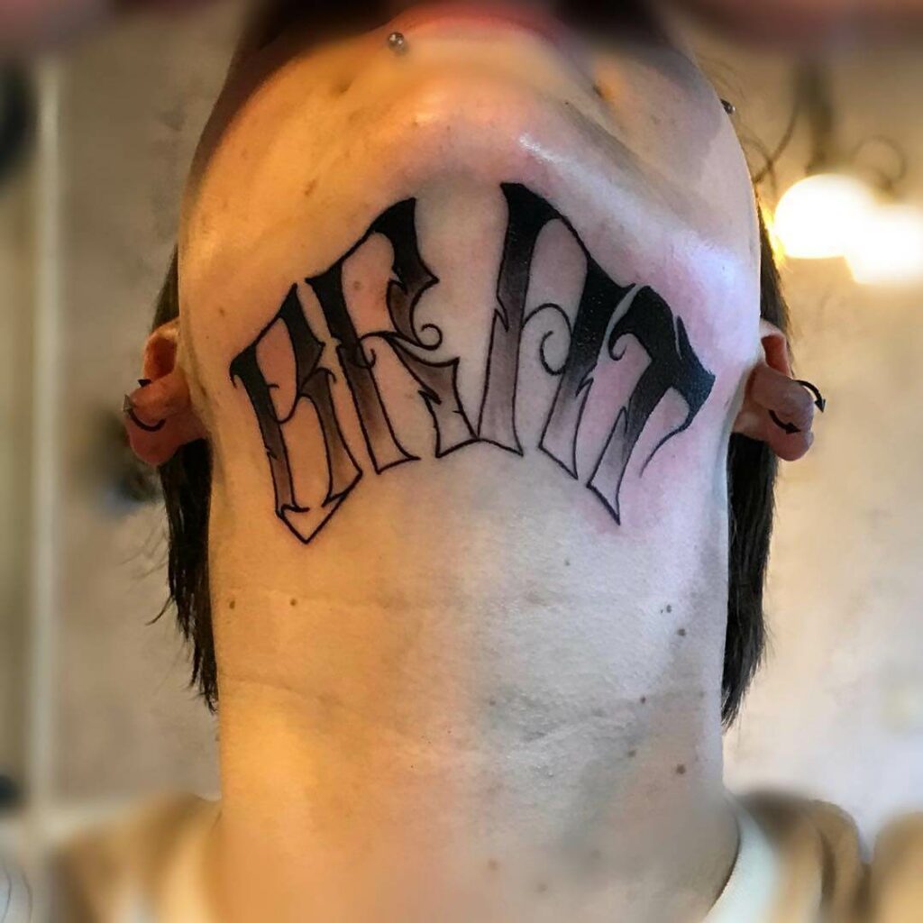 11+ Brat Tattoo Ideas That Will Blow Your Mind! 12 Amazing Brat Under the Chin Tattoo Ideas