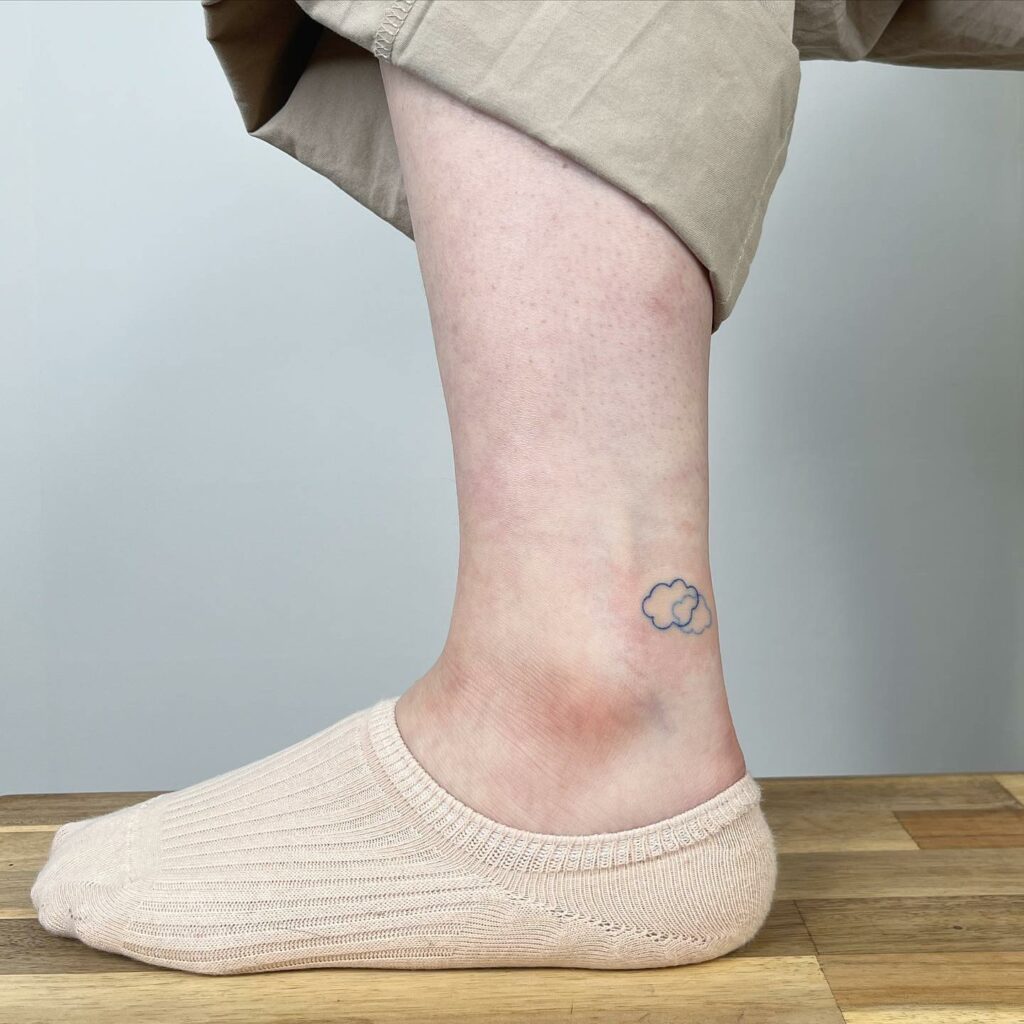 21+ Clouds Tattoo Ideas That Will Blow Your Mind! 23 Minimalist Cloud Tattoo