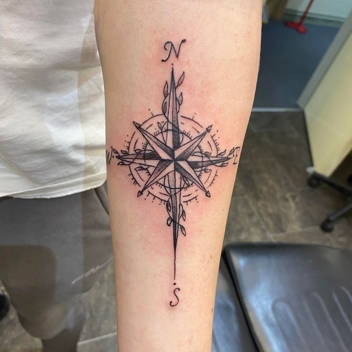 10 AMAZING COMPASS TATTOO DESIGNS TO INSPIRE YOU IN 2024! 18 NAUTICAL COMPASS TATTOO