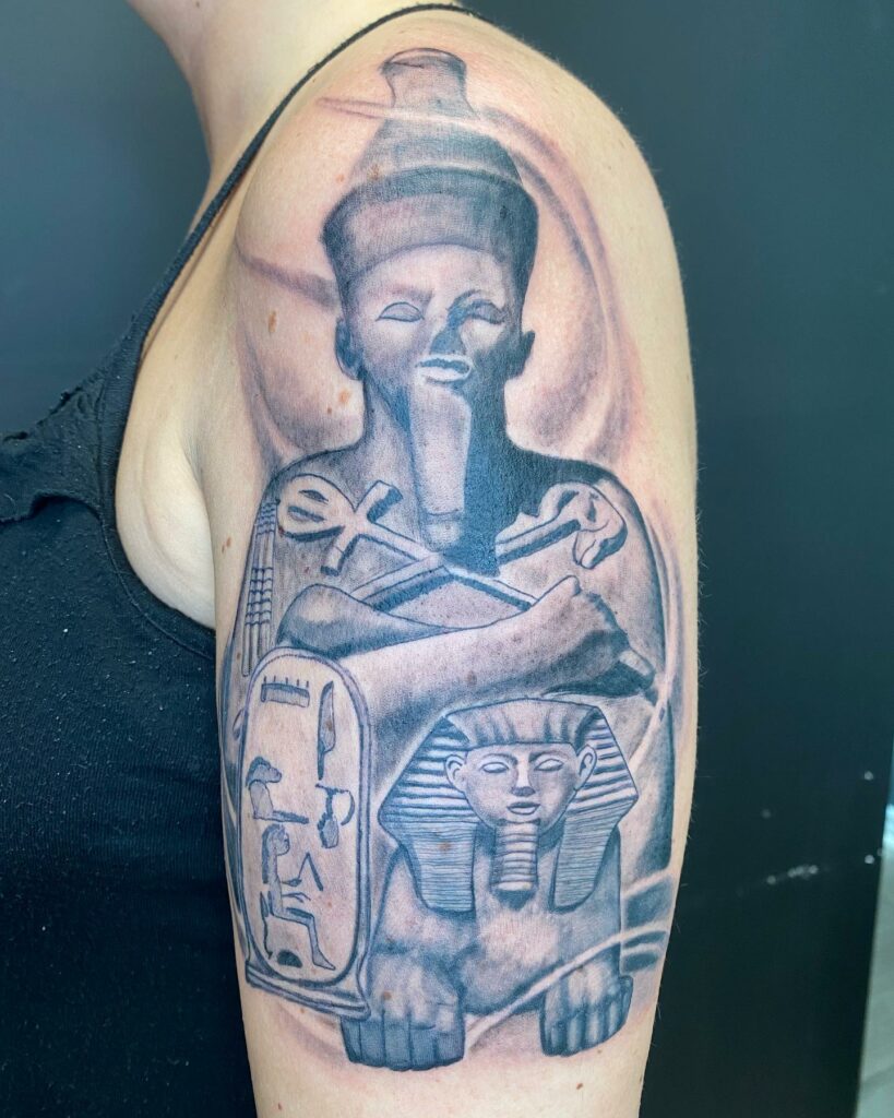 EGYPTIAN TATTOO IDEAS THAT WE LOVE IN 2024 22 Cartouche Tattoos