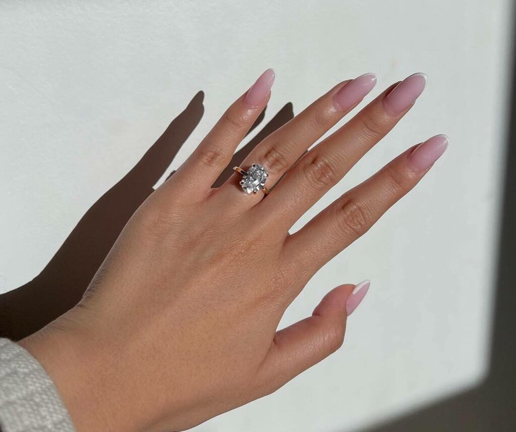 22 Latest Engagement Nail Designs To Try In 2024! 28 Matte Pink Engagement Nail