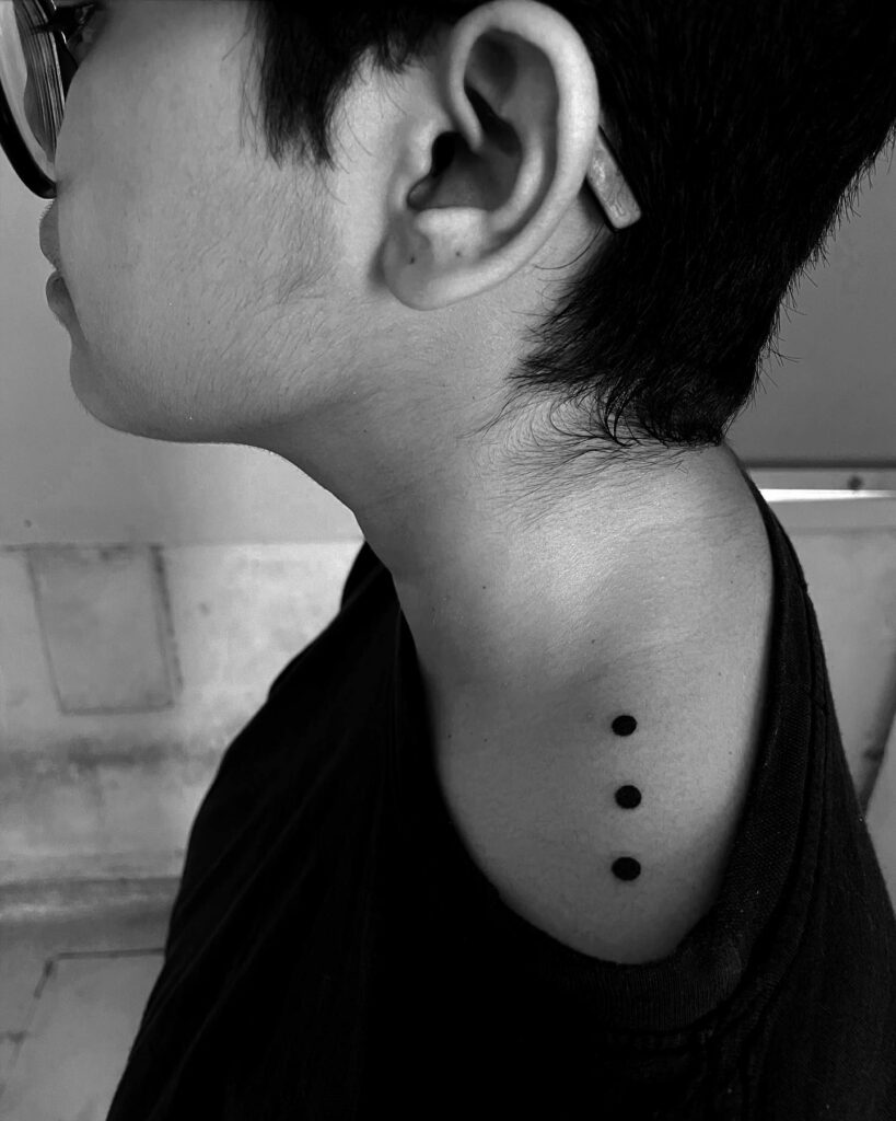 MATH AND GRAMMAR TATTOO DESIGNS & MEANINGS TO INSPIRE IN 2024 11 Ellipsis Tattoo