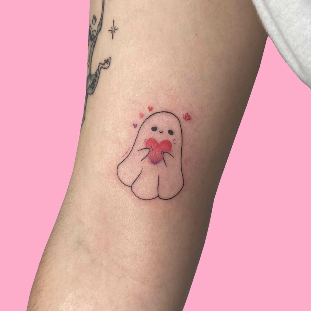 11 Ghost Tattoo Ideas for 2024 11 Cute Ghost Tattoo
