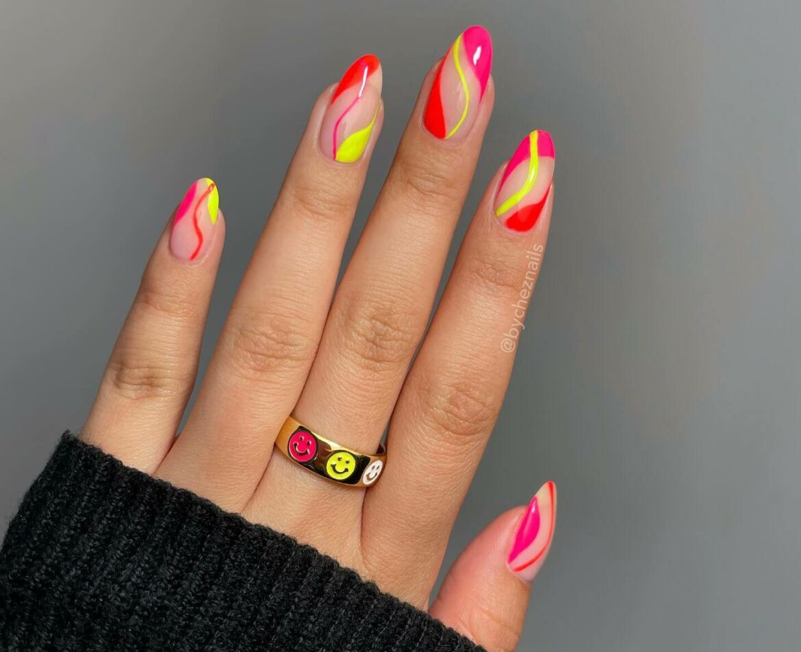 20 Latest Pink And Yellow Nail Ideas To Try In 2024! 12