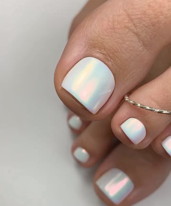 30 Winter Pedicure Color Ideas to Try in 2024 26 Sally Hansen's Opaque White