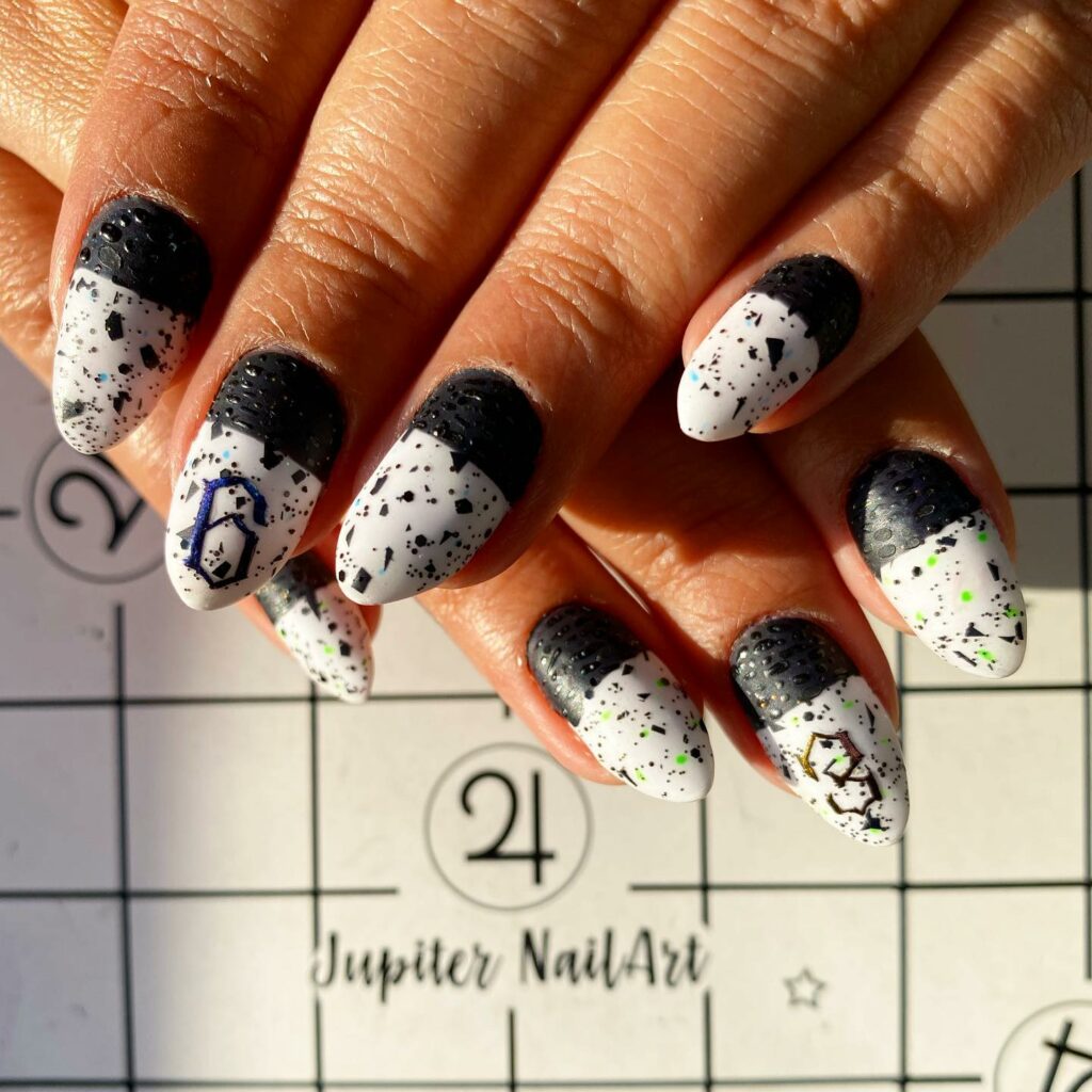 Embrace 40 Anime Nail Designs in 2024 31 Bleach Espada Brilliance