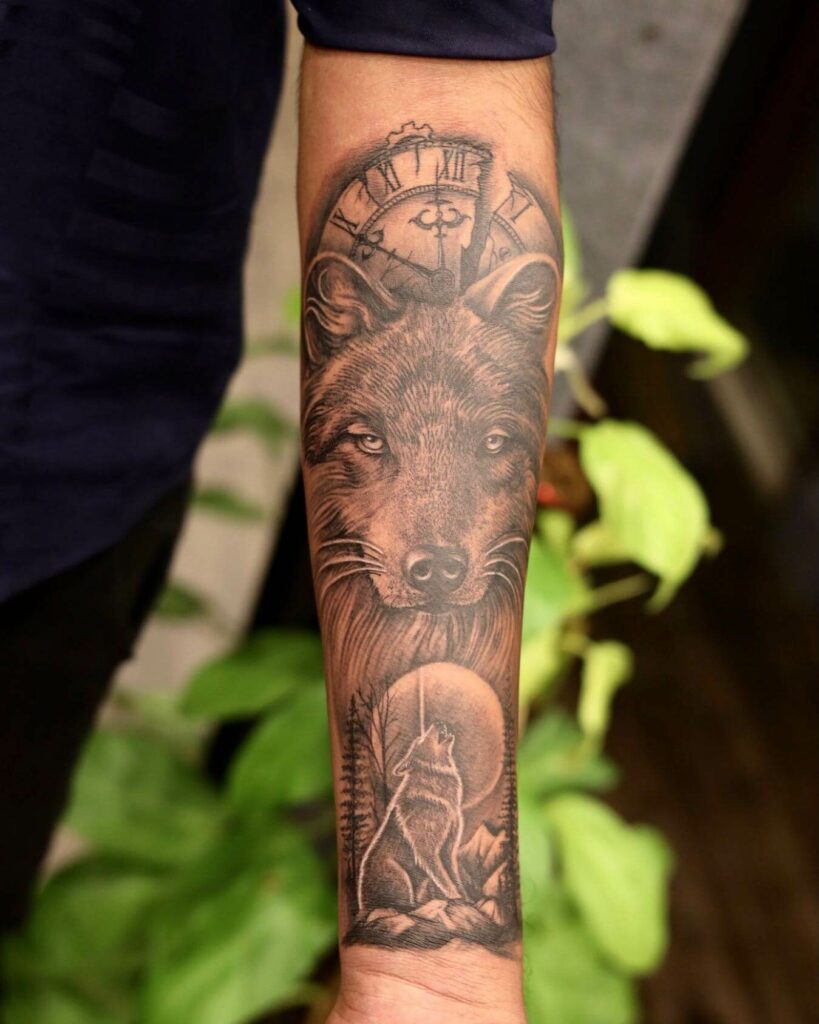 11+ Simple Wolf Tattoo That Will Blow Your Mind! 19 The Tattoo The Symbolizes Strength
