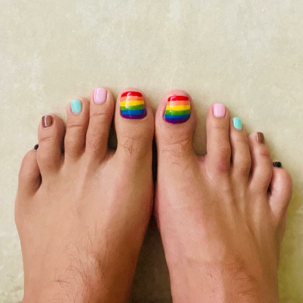 35 Rainbow Pedicure Ideas to Add Vibrancy to Your Look in 2024 32 Pride Nails