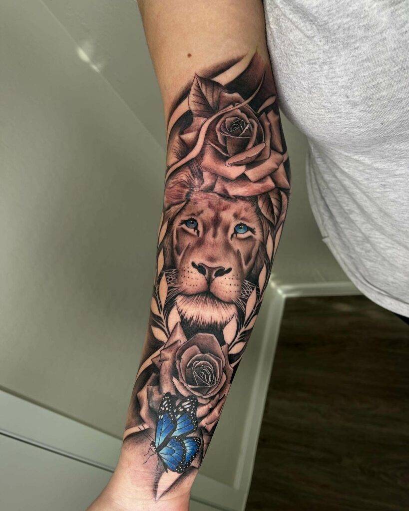 11+ Lion Sleeve Tattoo Ideas That Will blow Your Mind! 18 Stunning Lion Tattoo