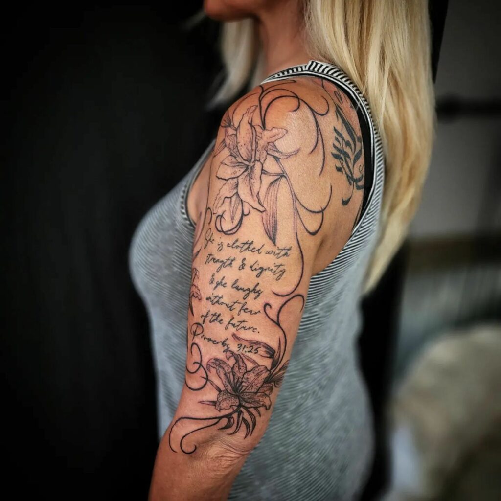 20+ Amazing Scripture Tattoos for Women 15 Bible Verse Tattoo