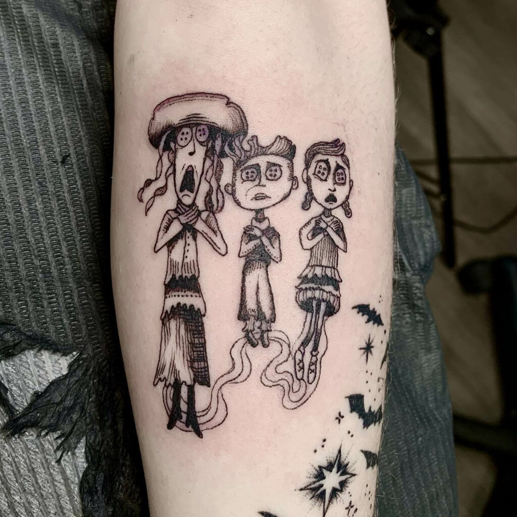 11 Ghost Tattoo Ideas for 2024 20 Three Ghosts Tattoo Idea