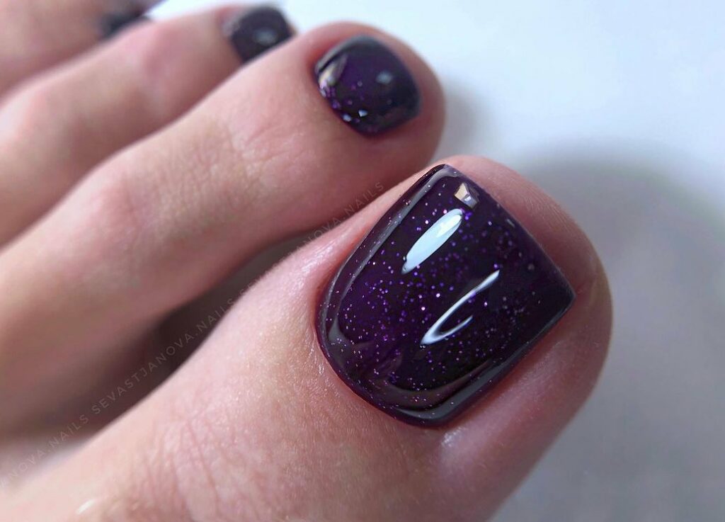 30 Winter Pedicure Color Ideas to Try in 2024 23 Lincoln Park After Dark