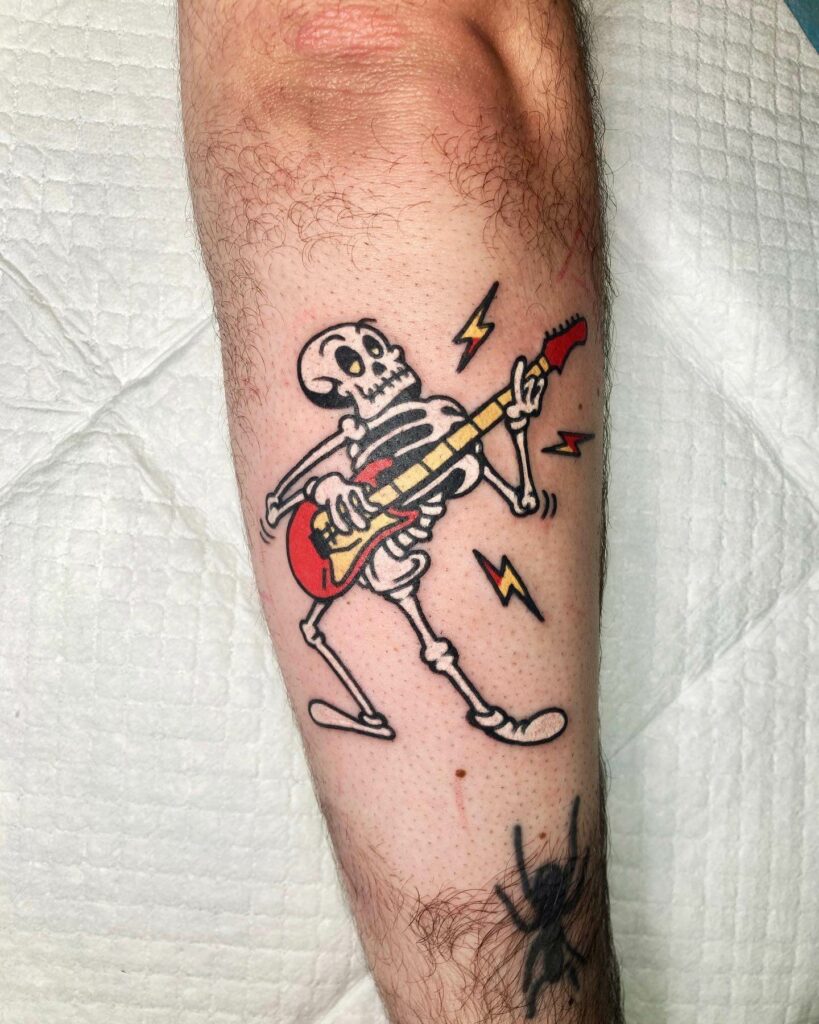11+ Simple Guitar Tattoo Designs That Will Blow Your Mind! 13 Easy Tattoo Ideas For Many Musicians