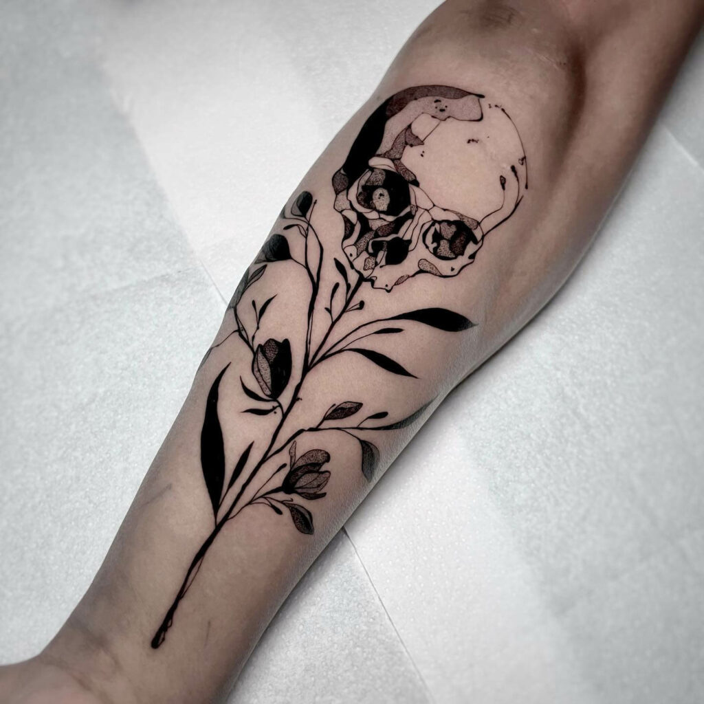 10+ Skull Tattoo Easy Ideas That Will Blow Your Mind! 17 Fantastic Neo-traditional Simple Skull Tattoos