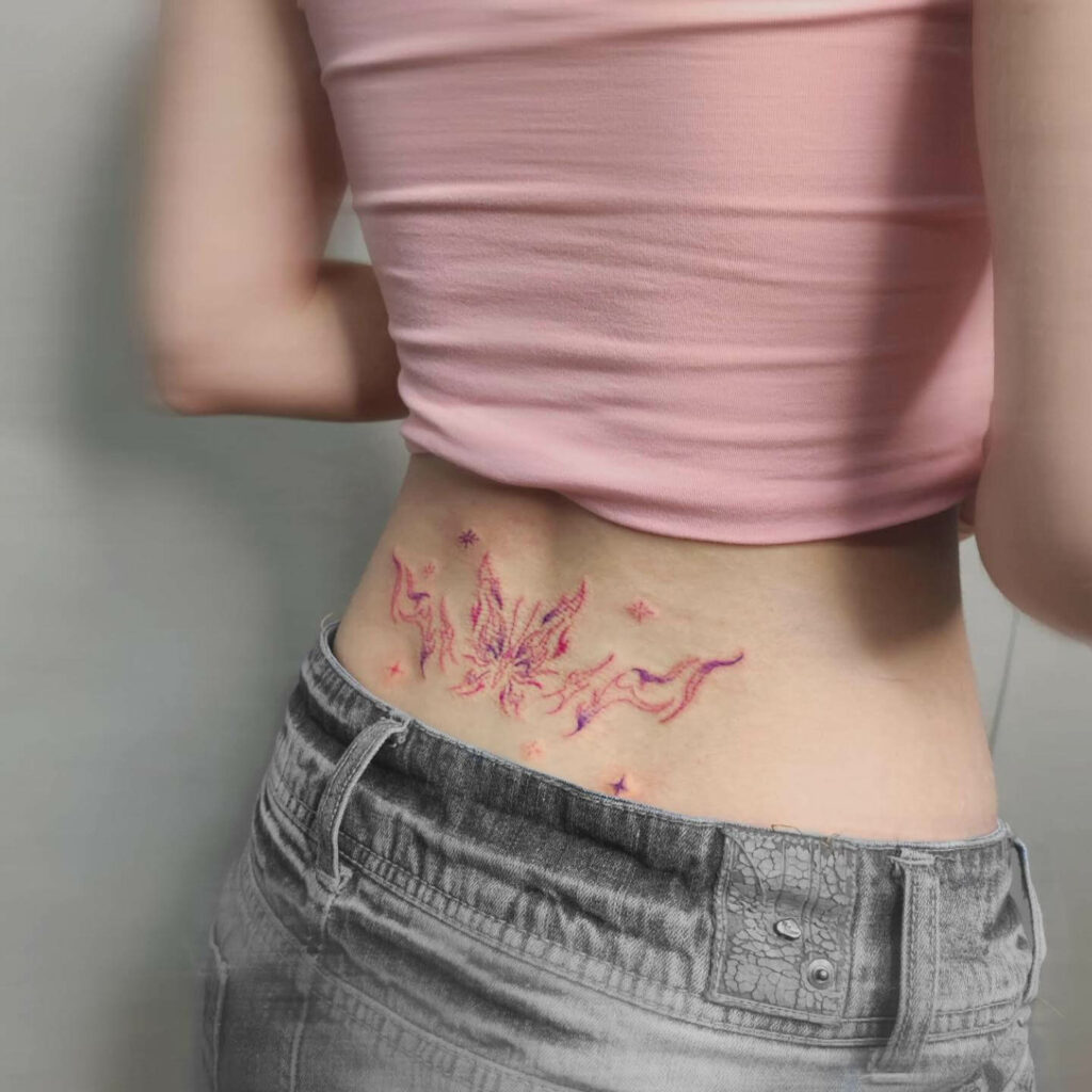 11+ Tribal Butterfly Tattoo Ideas That Will Blow Your Mind! 12 Pink Tribal Butterfly Tattoo Design