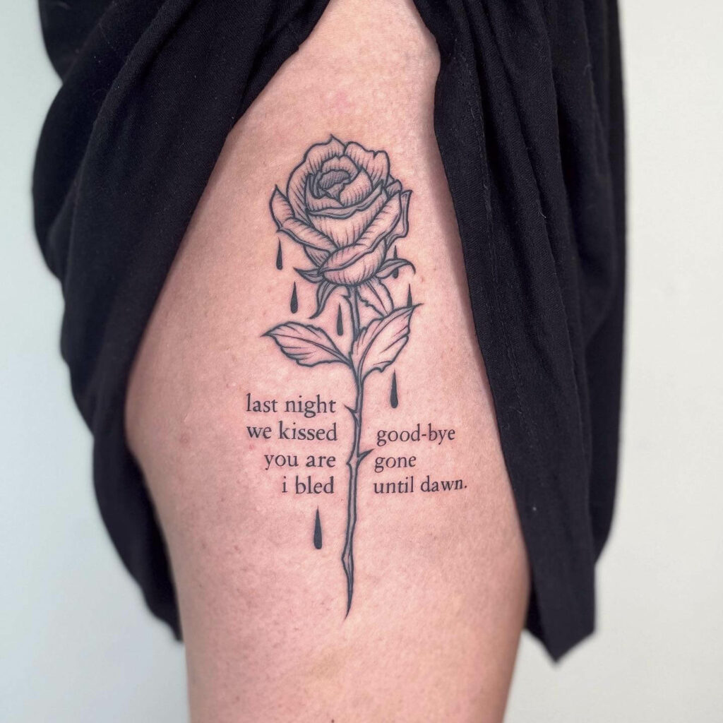 12+ Rose With Thorns Tattoo Ideas To Inspire You! 10 Rose With Thorns Tattoo