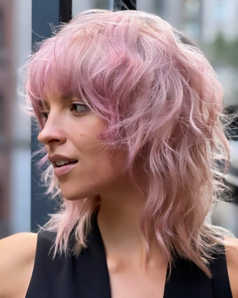 45 Pink Hairstyles to Add a Pop of Color to Your Look in 2024 50 Strawberry-Blondie Bob
