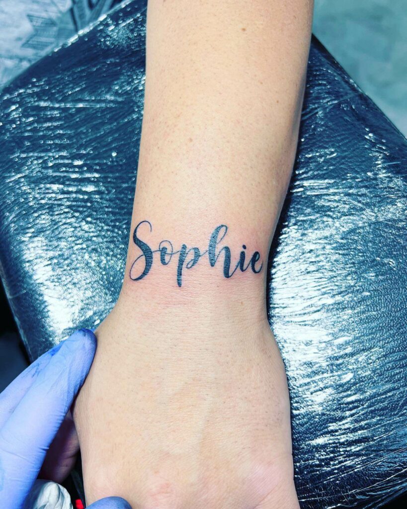 10+ Bold Letter Tattoo Ideas That Will Blow Your Mind! 13 Bold Letter Name Tattoo