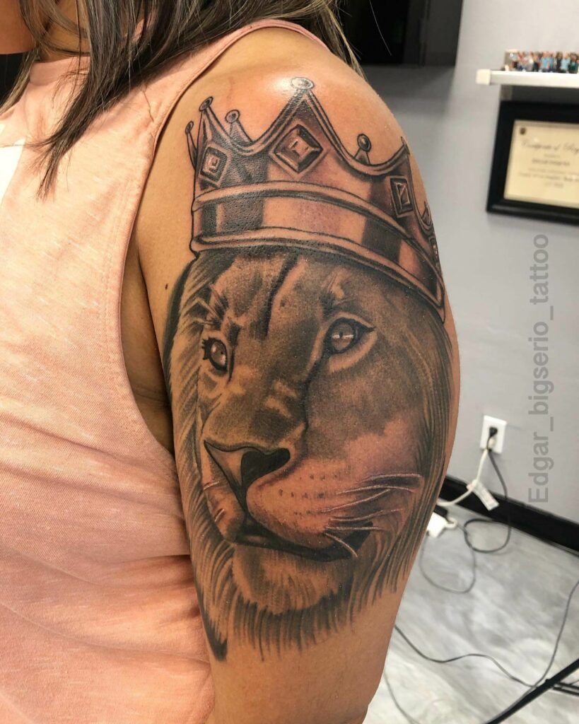 11+ Strength New Beginnings Tattoo Ideas That Will Blow Your Mind! 18 Fierce Lion Tattoos To Represent Strength