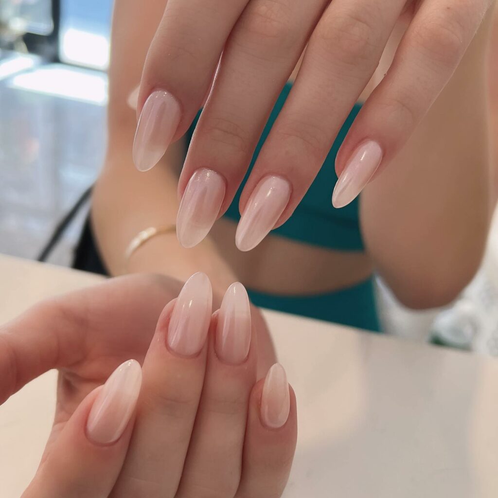 20 Latest Bubble Bath Nail Designs To Try In 2024! 10 Almond Bubble Bath Nails