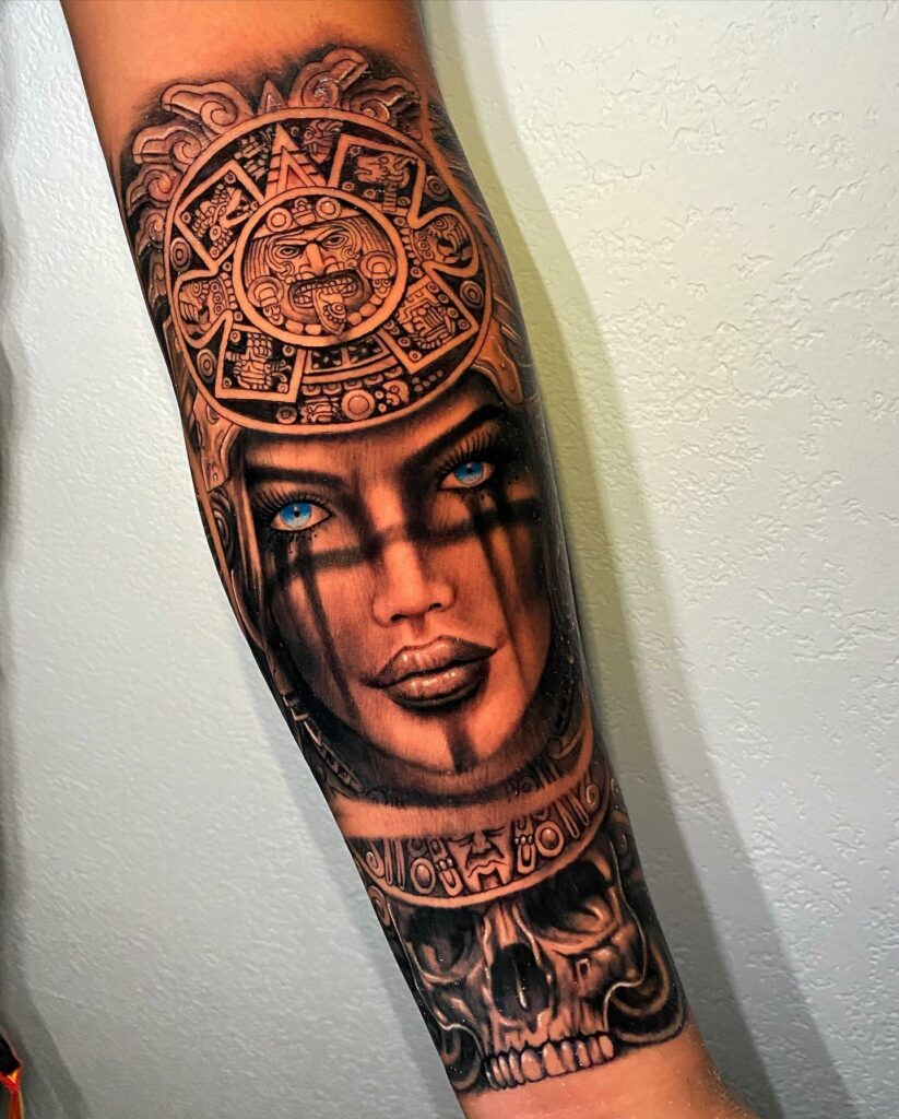 Amazing Aztec Tattoo Designs & Their Meaning - Updated For 2024 10 Aztec Tattoo