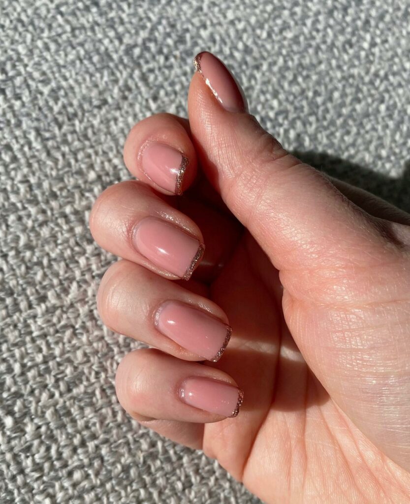 20 Latest Thin French Tip Nail Designs To Try In 2024! 27 Glitter Thin French Tip Nails