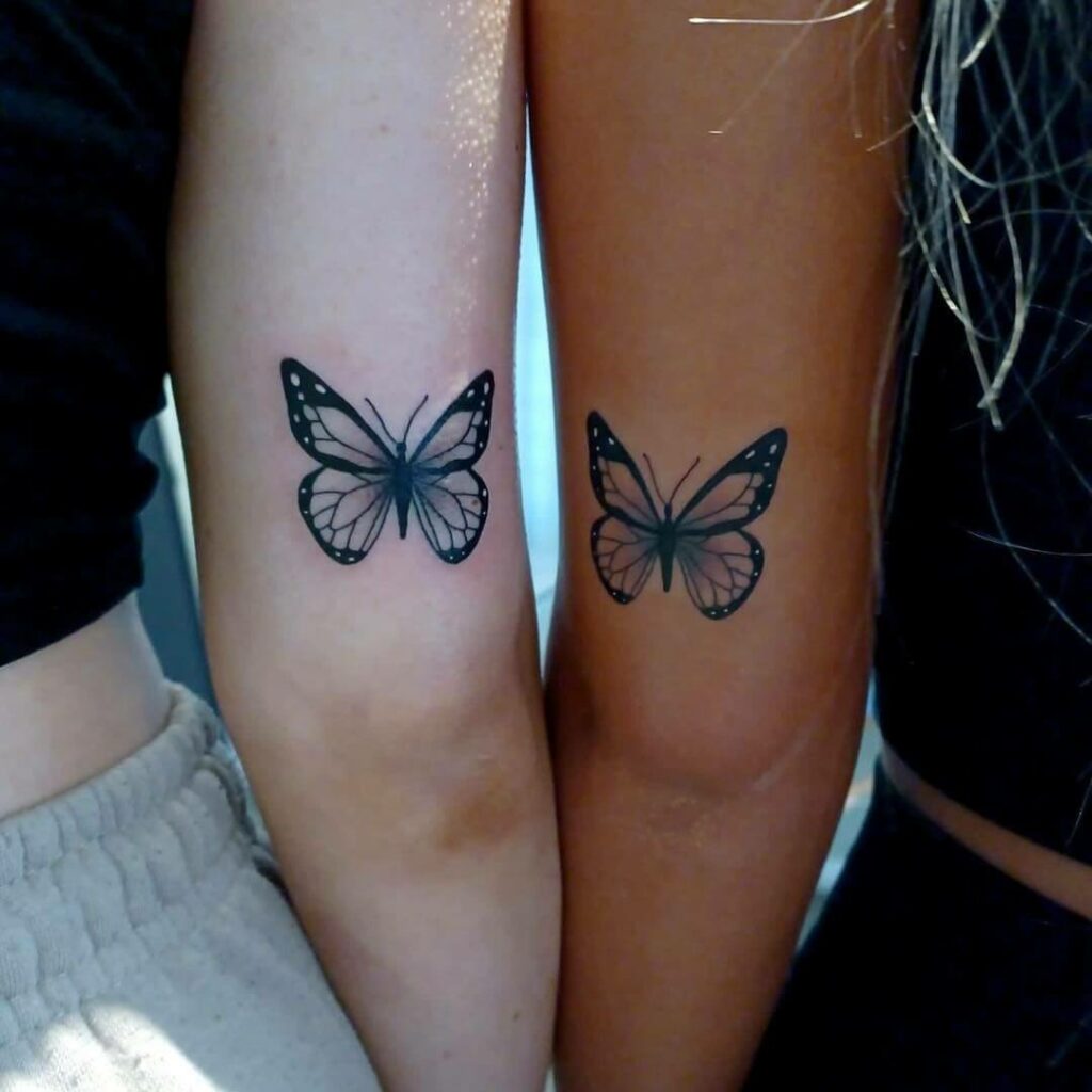 11+ Matching Butterfly Tattoo Ideas That Will Blow Your Mind! 11 Simple Butterfly Tattoo