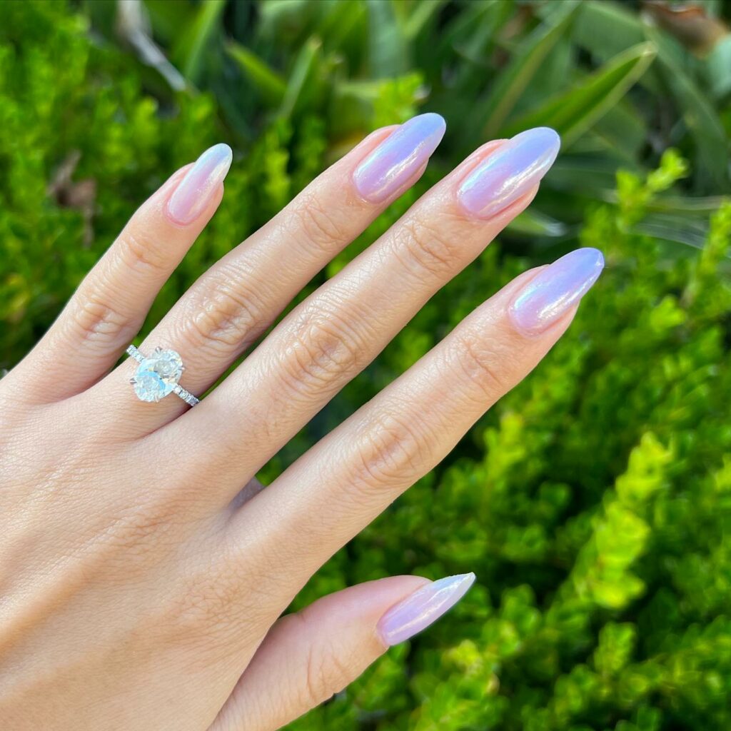 17 Latest Fairy Nail Designs To Try In 2024! 14 Chrome Fairy Nails