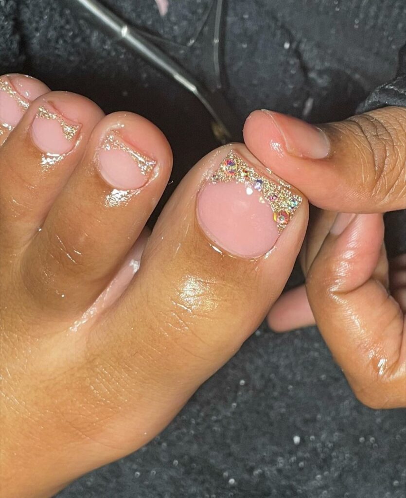 23 Elegant Pedicure Designs to Try in 2024 12 French Pedicure with a Twist