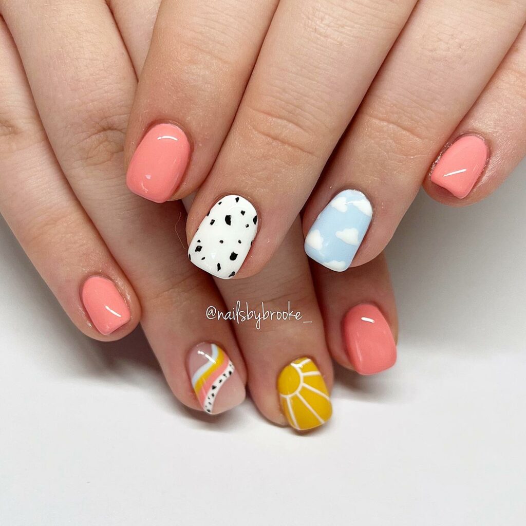 20 Latest Sunshine Nail Ideas To Try In 2024! 23 Sunshine Short Nails