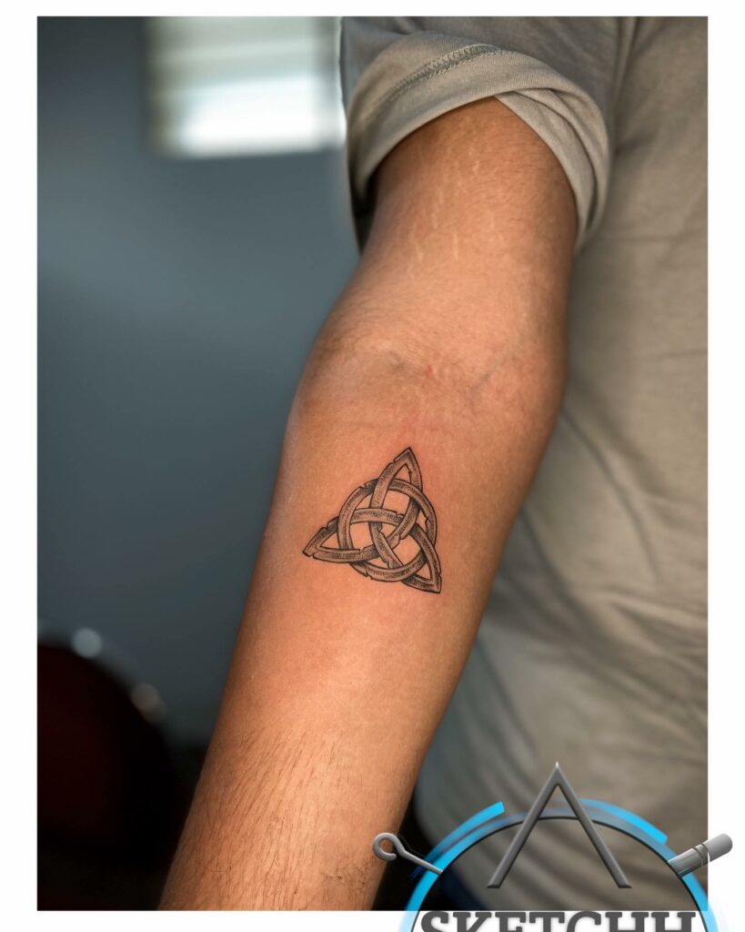 Top 20 Symbolic Tattoos For Men in 2024 16 Trinity Knot