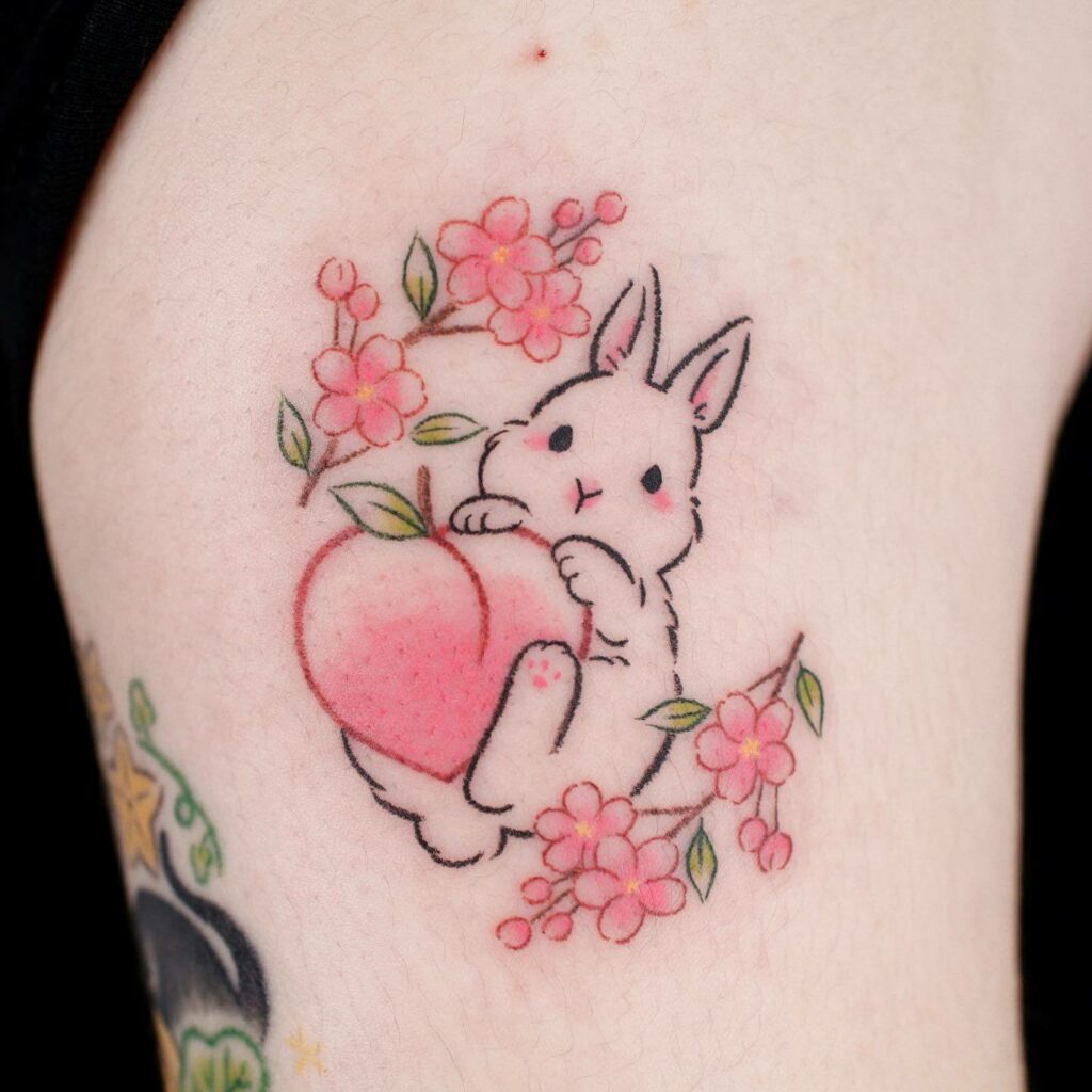 11+ Small Peach Tattoo Ideas That Will Blow Your Mind! 11 Minimalist Small Peach Tattoo Ideas