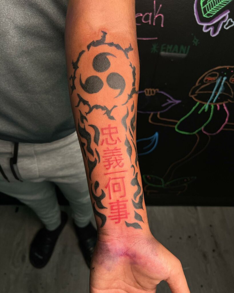 55 Spellbinding Sasuke Tattoo Designs in 2024 29 Forearm Showcase of the Curse Mark