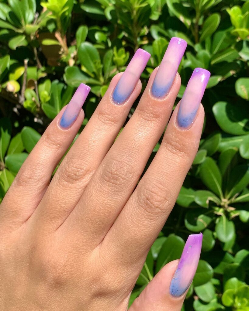 Discover 35 Purple Ombre Nail Designs To Try in 2024 12 Purple Ombré Coffin Nails
