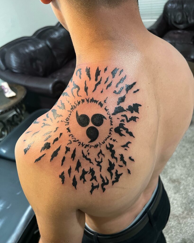 55 Spellbinding Sasuke Tattoo Designs in 2024 23 A Broad Stage for a Grand Design