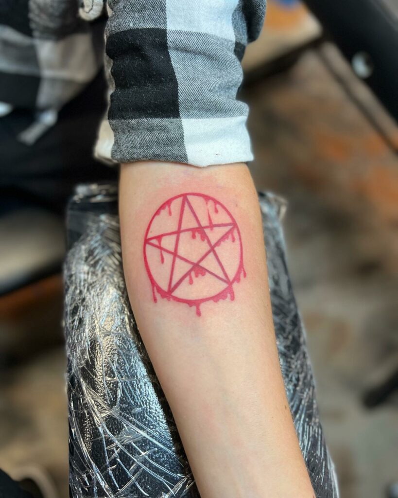 Amazing Pyramid Tattoo Designs + Their Meanings - Updated For 2024 17 Pentagram tattoo