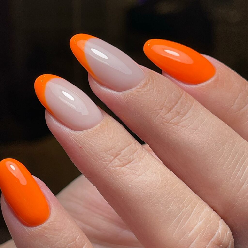 Get Inspired by 30 Neon Orange Nail Designs of 2024 40 Trendy Neon Orange Tips