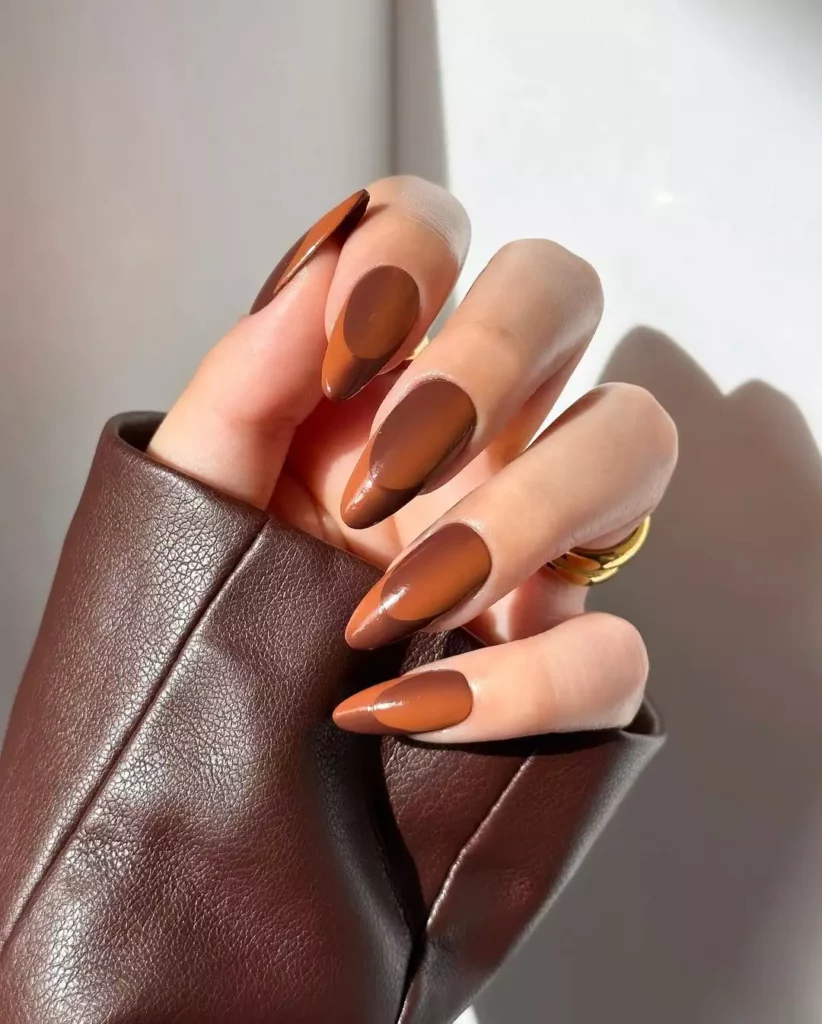 21 Latest Brown Ombre Nail Designs To Try In 2024! 16