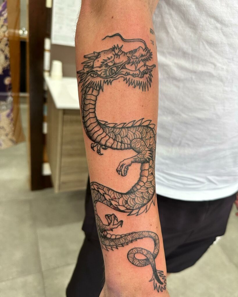 20+ BEST DRAGON TATTOO FOR MEN - UPDATED FOR 2024 10 Classic Dragon Tattoo