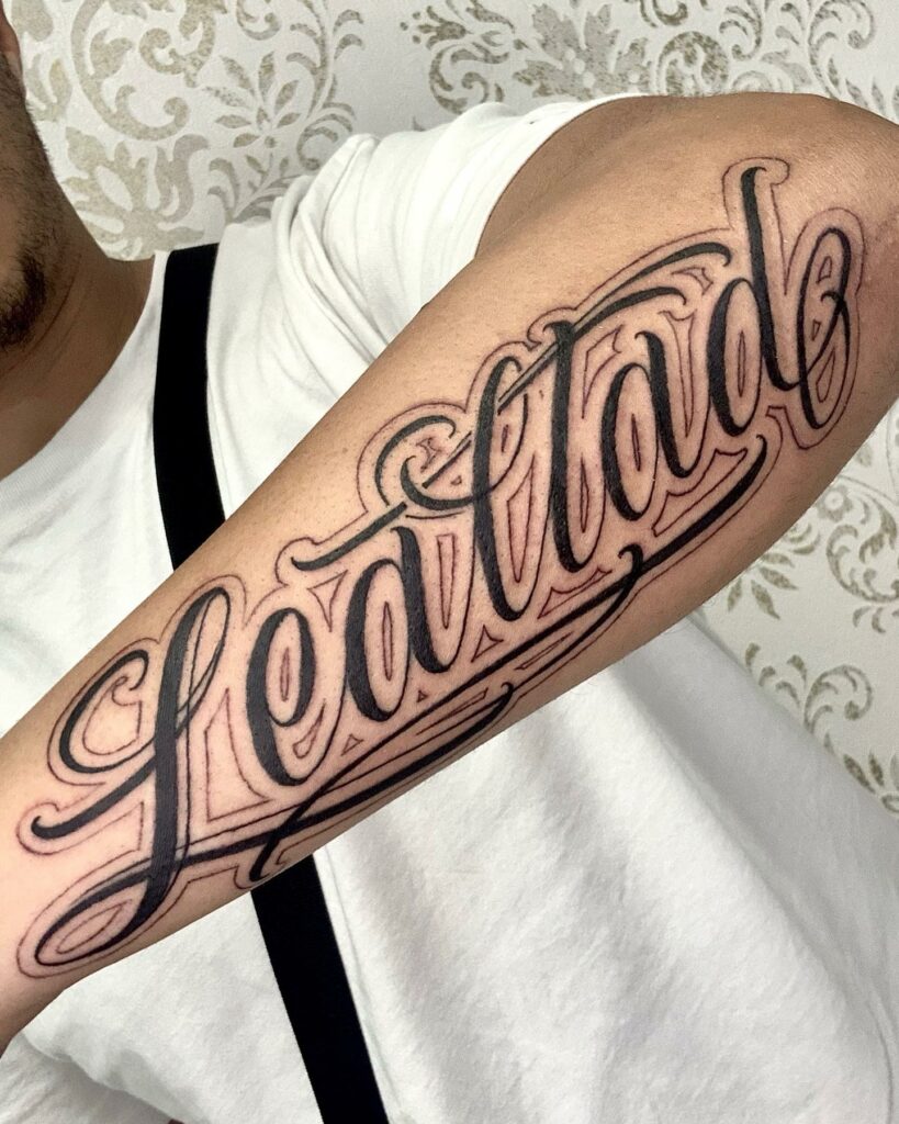 10+ LOYALTY TATTOOS IDEAS: ULTIMATE GUIDE IN 2024 11 Loyalty Writing Tattoos